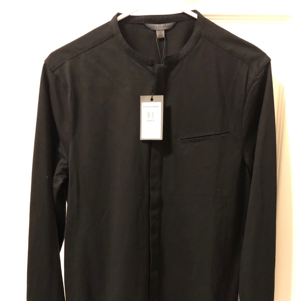 Black New John Varvatos shirt